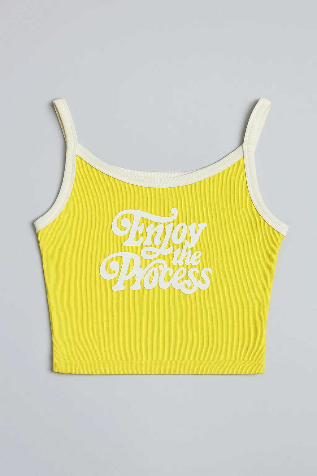 TOP MUJER RIB SISA AMARILLO