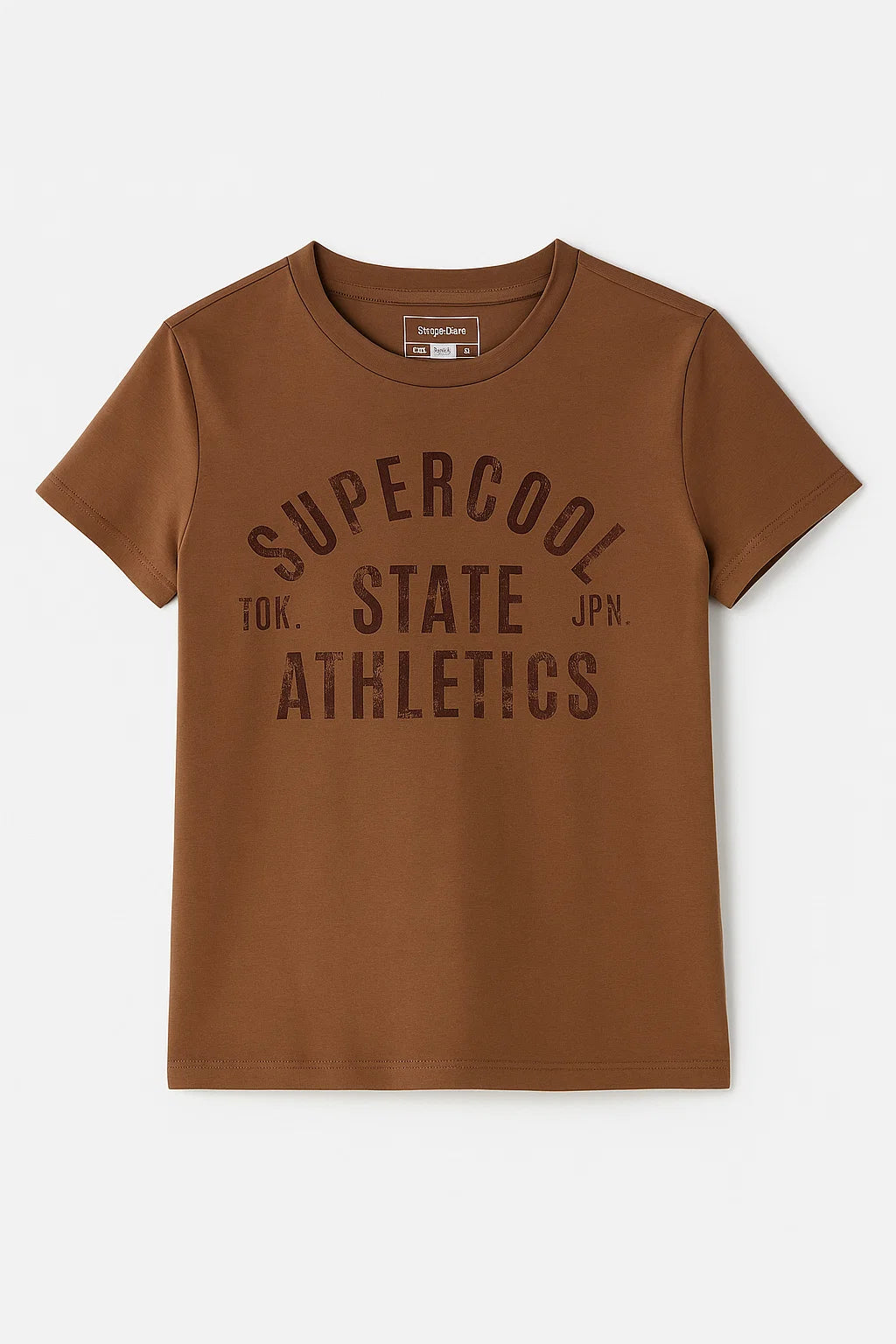 CAMISETA MUJER BASICA MOCCA