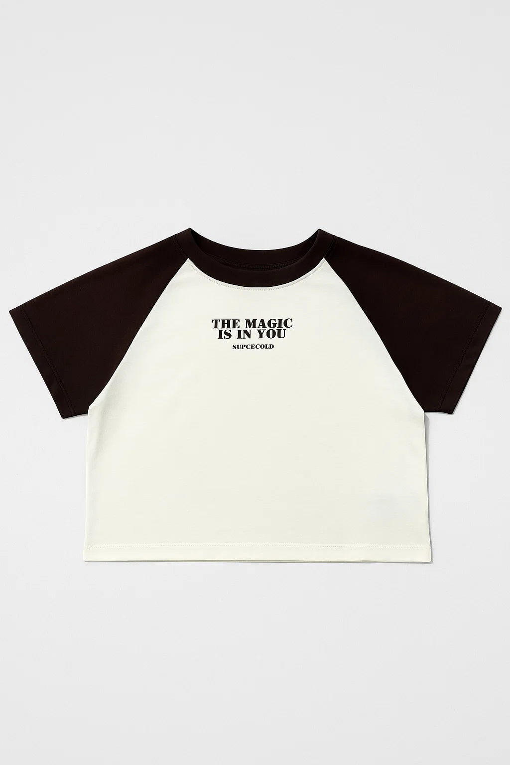 CAMISETA MUJER RANGLA BEIGE CHOCOLATE