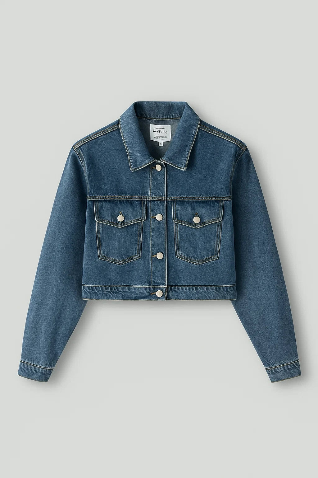CHAQUETA MUJER JEAN AZUL CLARO