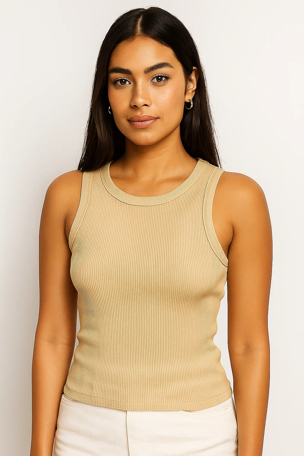 BLUSA MUJER SARA SIN MANGA